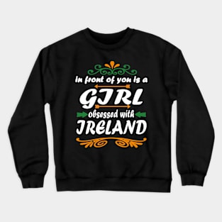 Ireland Irrin Mrs. St. Patrick's Day gift saying Crewneck Sweatshirt